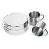 AIMALL 8PC Stainless Steel Camping Cookware Set, Lightweight & Durable