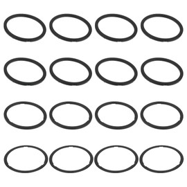 EMSea Tretlager-Abstandshalter für Mountainbike, Tretlager-Unterlegscheiben, kompatibel mit Shimano BB51, BB52, BB70, 35 x 41 mm, Schwarz (Dicke 2,5 mm, 1,8 mm, 0,7 mm), 16 Stück