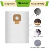 WHI-GN Replacement for BOSCH Bags, VB090F Fleece Filter Bags, compatible