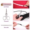 Swpeet Pack of 105 Round Single Hole Plastic Cord Locks