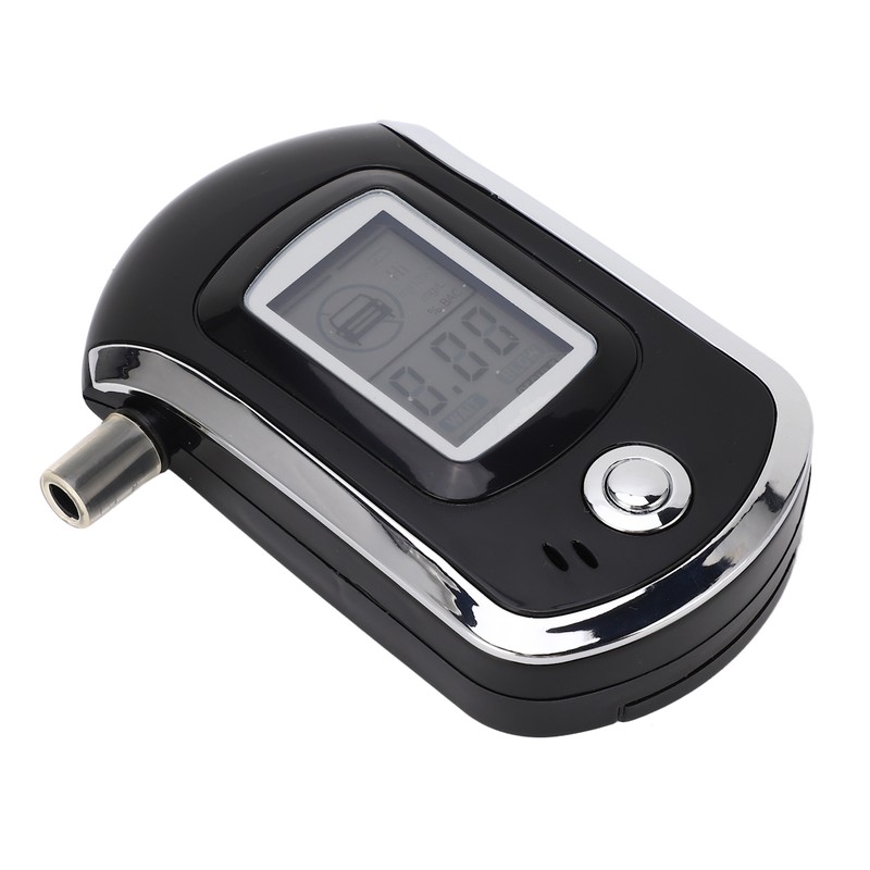 Digital Display Breath Tester Air Blowing Portable Drunk Detector with