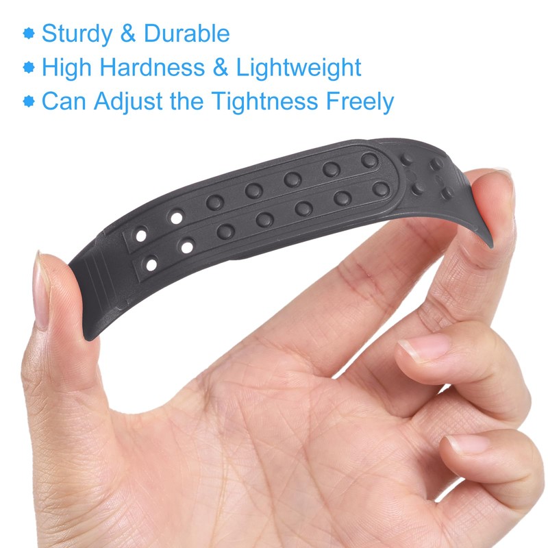 sourcing map 10 Pairs Snapback Strap Cover, Double Row 14