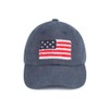 C.C American Flag Patch Baseball Cap (Navy)