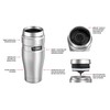 Thermos Stainless King Vacuum Insulated Tumbler, 470ml, Midnight Blue, SK1005MB4AUS