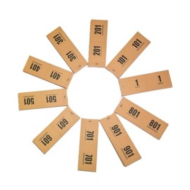 Ameisenkeks® Double Numbers Orange 1-1000 - 10 Blocks