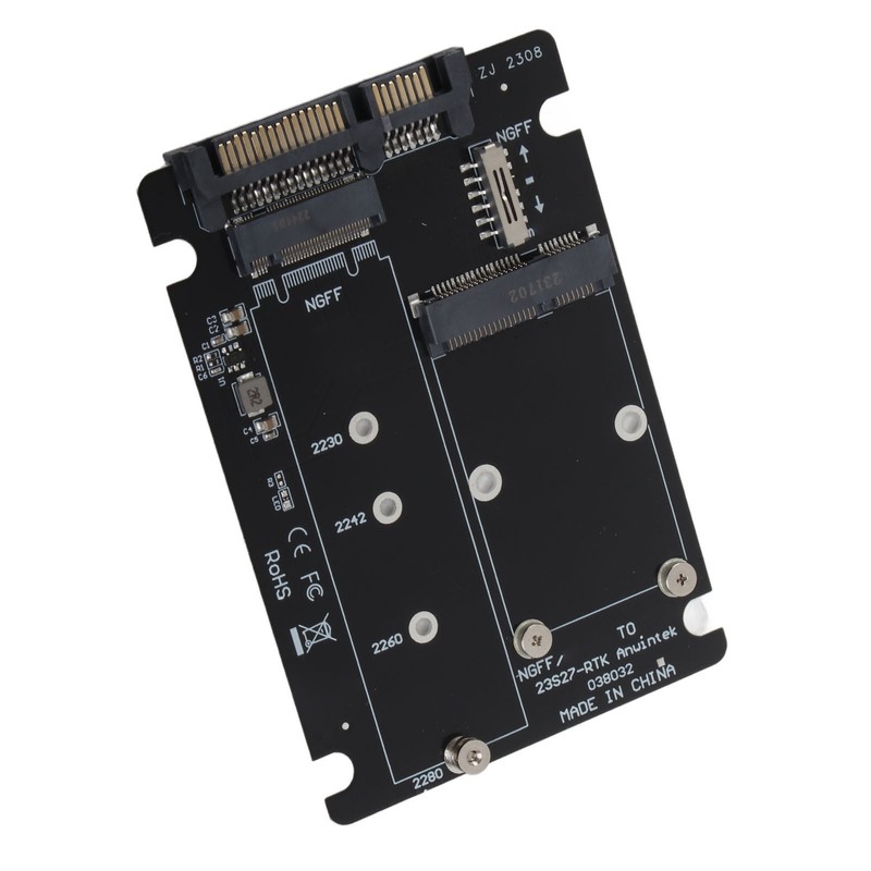 SSD Adapter Card High Speed 6Gbps MSATA M.2 NGFF to