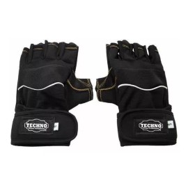 Techno Guantes Con Muñequera Antiderrapantes Pesas/barra Gym