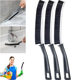 Tengfey BR3909 Cleaning Brush, Gap Cleaning, Bath Cleaning, Thin Head Brush for Washbasin Gap, Brush for Narrow Places, Hard Bending Brush, 9.1 inches (23 cm), Cleaning Brush