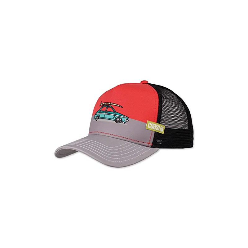 Coastal - Retro Beauty (Red/Grey) - Trucker Cap Mesh Cap