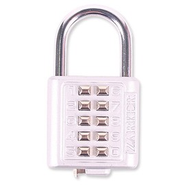Push-Button Zacker Lock Padlock (XB40) 2ea