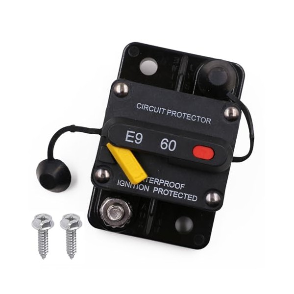 T Tocas T Tocas 60 Amp Trolling Motor Circuit Breaker
