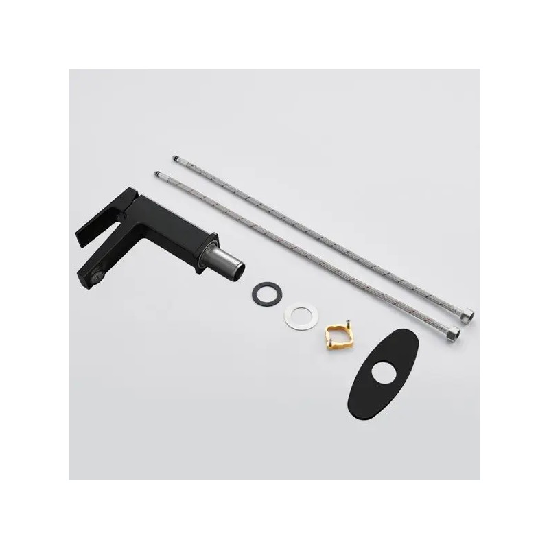 Matte Black Single Handle Basin Faucet for Bathroom & Laundry