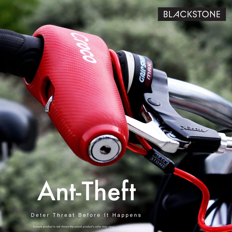 Blackstone Alarm Grip Lock with 130 db Alarm Waterproof Scooter