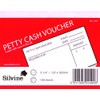 Silvine Petty Cash Voucher 100 Sheets, red, 5x4