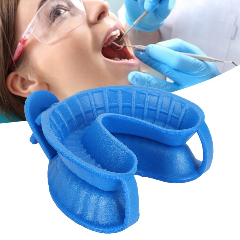 50Pcs/Set Disposable Fluoride Tray Dual Arch Trays Dental Accessory ToolsL