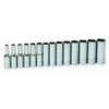 Williams 31936 14-Piece 3/8-Inch Drive Metric Deep 12 Point Socket