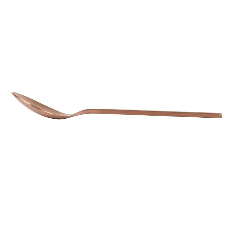 Argon Tableware Stainless Steel Dessert Spoons - 20cm - Copper