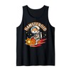 Cute Hamster Asteroid Pun Science Space Hamsteroid Tank Top