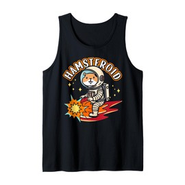 Cute Hamster Asteroid Pun Science Space Hamsteroid Tank Top