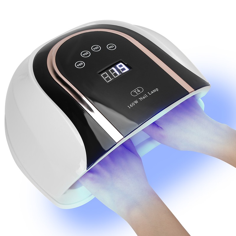 T4 160W 54pcs LED Nail Light Two Hands Nail Gel