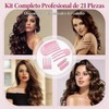 Kit de Accesorios para Peinar 21 Piezas – Pinzas para