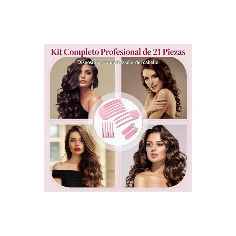Kit de Accesorios para Peinar 21 Piezas – Pinzas para