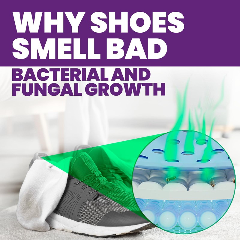 Uncle Todd's Odor Stomp Shoe Deodorizer 2-Pack - Proven &