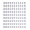 100pcs Aluminum Crimping Loop Sleeve, Wire Rope Ferrule Sleeves Clips
