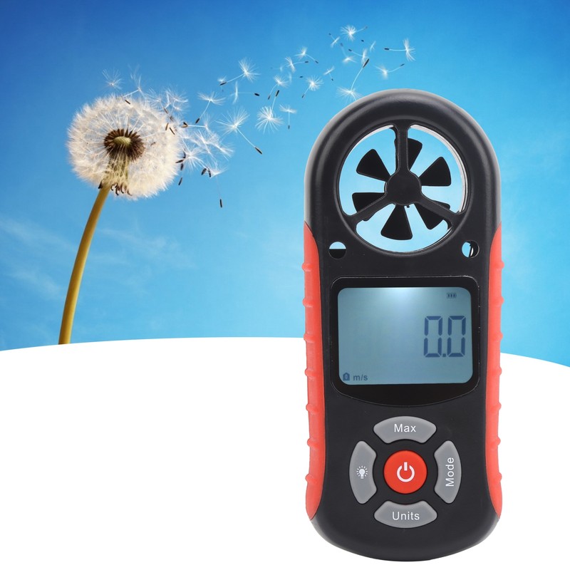 TL-303 8 in 1 LCD Digital Anemometer Wind Speed Temperature