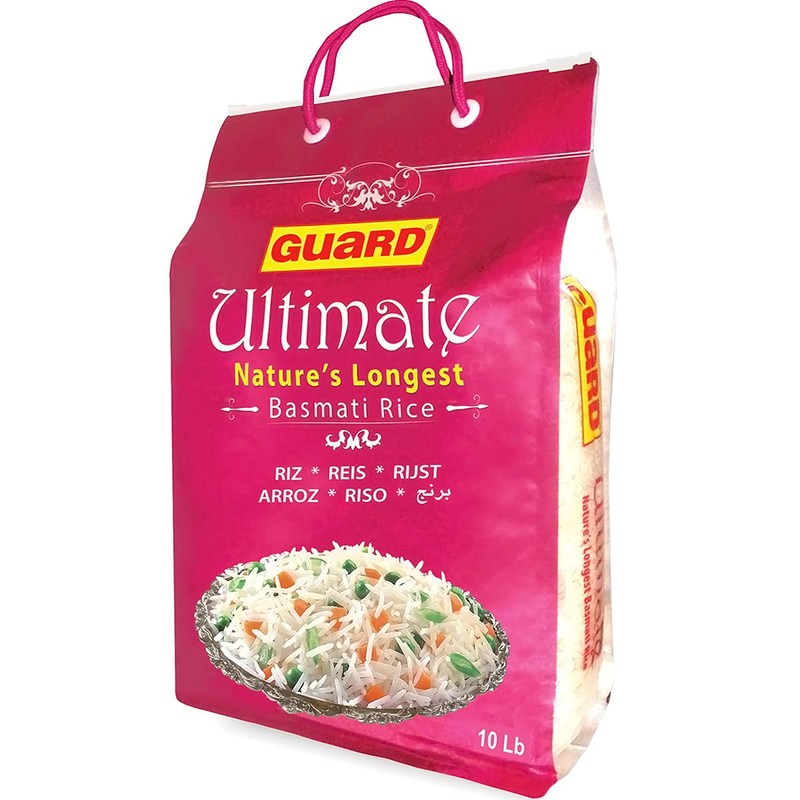 Guard Ultimate Nature's longest Basmati Rice 10lb