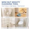 Kucucyle Dual-Sided RV Silicone Toilet Brush with TPR Bristles &