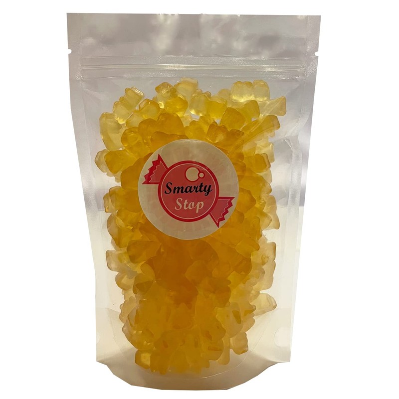 Smarty Stop Gummy Bears (Pineapple, 1 Pound (Pack of 1))