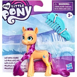 Hasbro My Little Pony Best Movie Friends - Poseable Articulated Figures with Accessories - (Sunny Starscout)