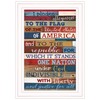 Trendy Decor4U Pledge of Allegiance Printed Wall Art, 11 inch