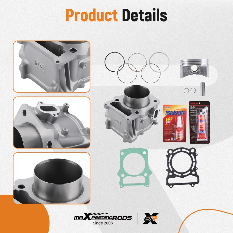 maXpeedingrods Cylinder Piston Top End Rebuild Kit Fit For HiSUN