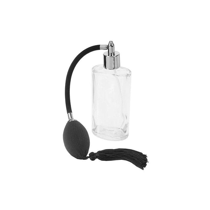 Fantasia Oval Glass, Nebulizzatore a pompetta, Argento/Nero, 100 ml