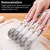 Pastry Cutter, Stainless Steel Dough Cutter 5 Wheel Pastry Cutter