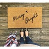 Merry and Bright Christmas Welcome Mat - Holiday & Housewarming