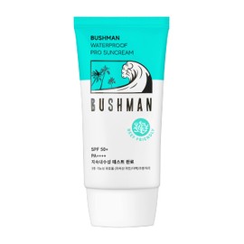 BUSHMAN ウォータープルーフ日焼け止め 50g SPF50+ PA++++, サンゴ礁に優しい, サーファー、ウェイクボーダー、ダイバーとの製品開発,スポーツ選手愛用