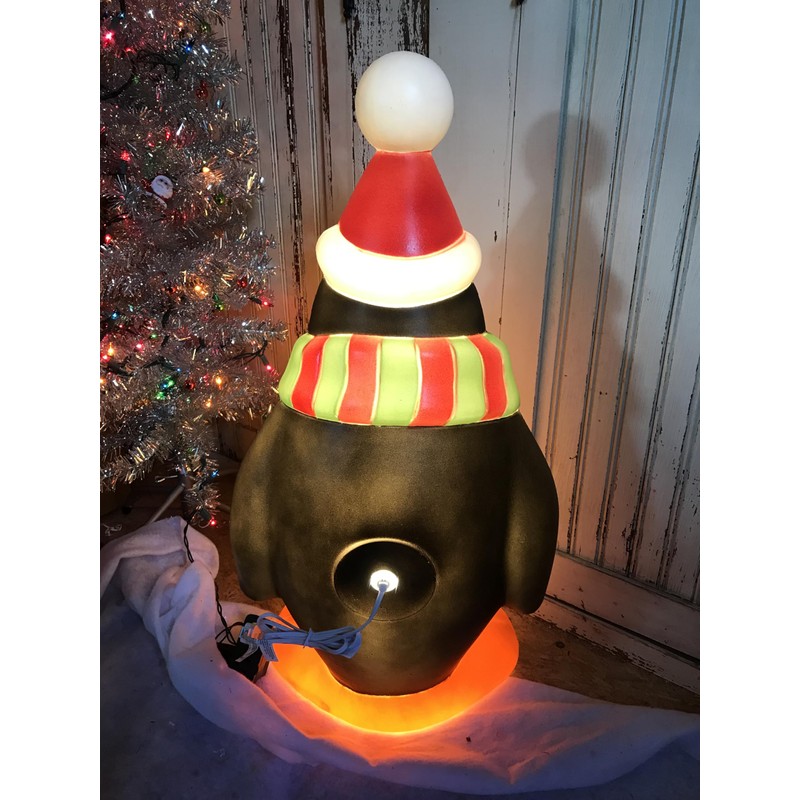 Blow Mold Chilly Willy Penguin Light Up