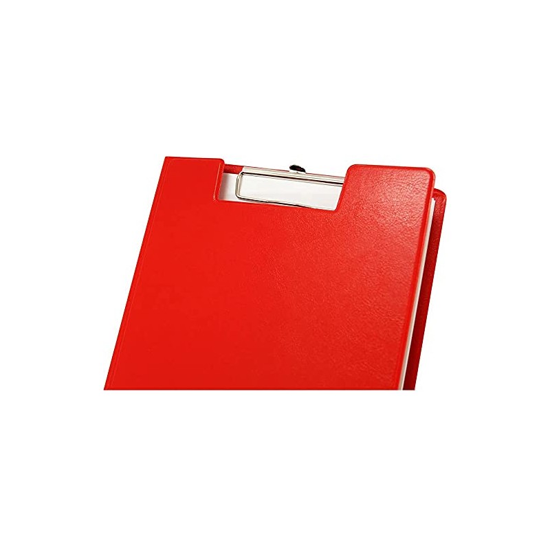 Esselte A4 Clipfolder with Cover, Rigid Plastic, Blue