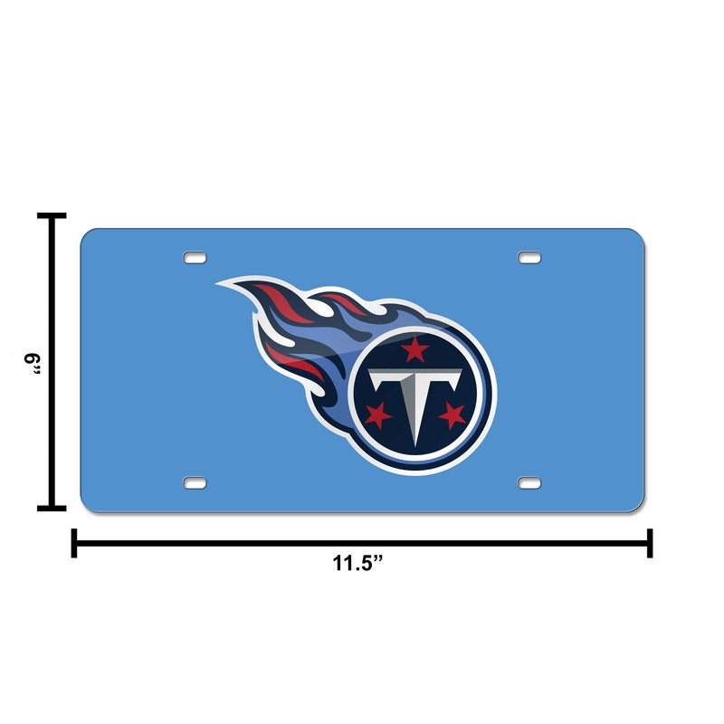 Titans Fireball Blue Background
