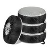 4 Pack/Set 210D Oxford Wheel Covers, Storage Tote Bags with