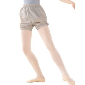 Daydance Gray Women Ballet Pants Ripstop Dance Warm Up Shorts for Work Out