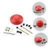 Kisangel 1 Set Ethereal Tongue Drum Large Red Hand Drum