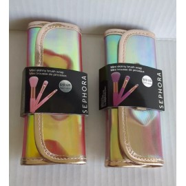 Sephora New SEPHORA COLLECTION Skinny Brush Wrap 2 COLOR CHOICE PINK OR PURPLE *RETIRED*