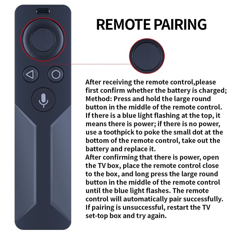 ZWP Replacement Voice Remote Control Compatible for NVIDIA Shield 4K