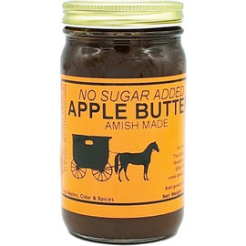 No Sugar Added Flavored - Butters - 8 Oz Jar - Qty 3 (NSA Apple)