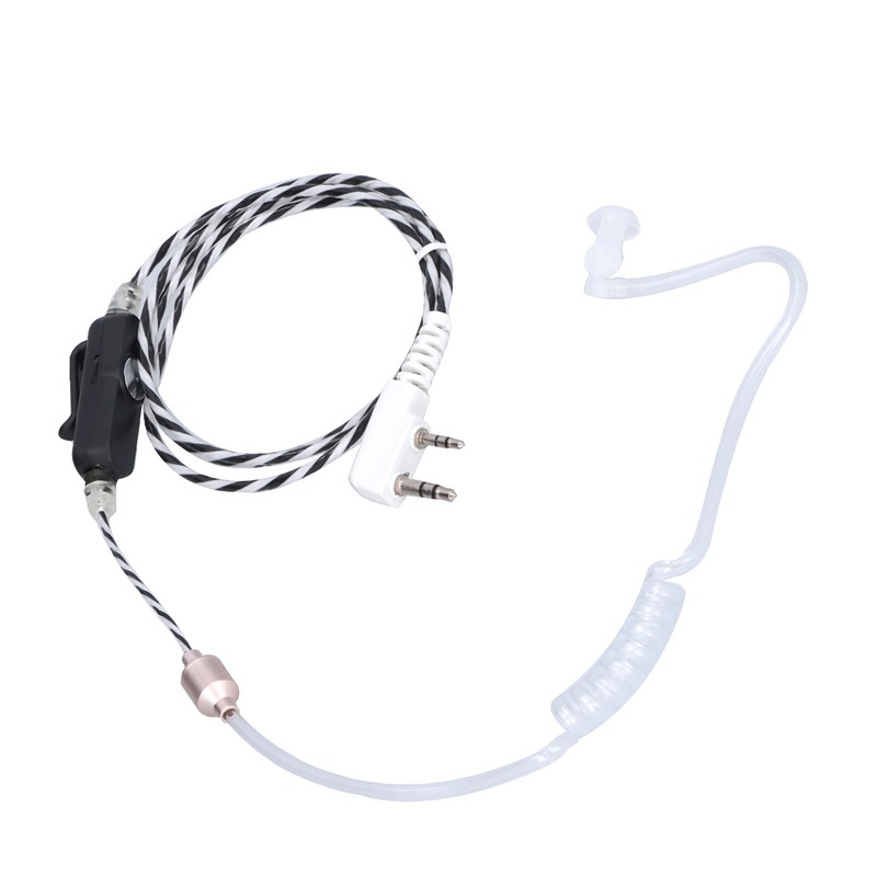 Walkie Talkie Earphone Adjustable Volume Acoustic Tube KHead for BaoFeng