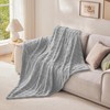 Asnomy Fleece Checkered Throw Blanket for Couch Super Soft Fuzzy